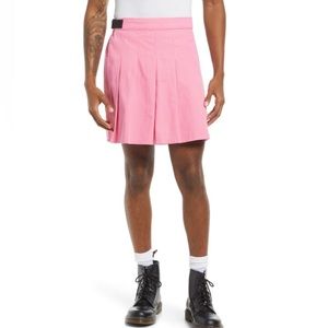 BP. BE PROUD Pride Gender Inclusive Pleated Cotton Twill Skirt pink